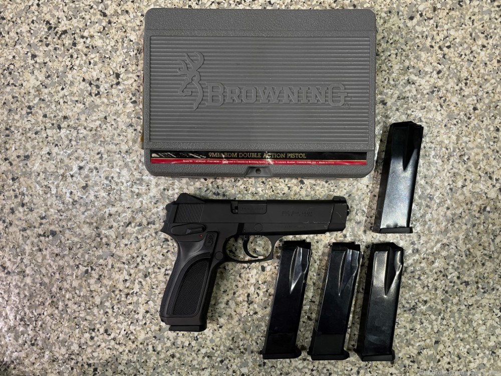 Browning BDM With Original Case and 5 Mags-img-0