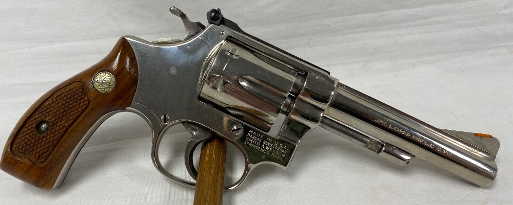 Smith & Wesson Model 34-1 22LR Nickel-img-1