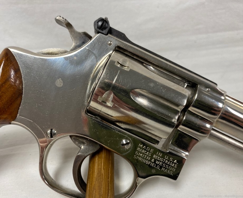 Smith & Wesson Model 34-1 22LR Nickel-img-4