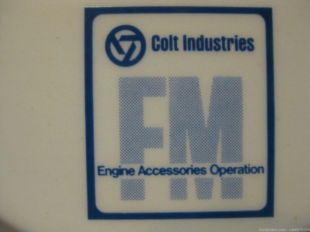Colt Industries / Fairbanks Morse FM Engine Accessories Operations Ashtray-img-3