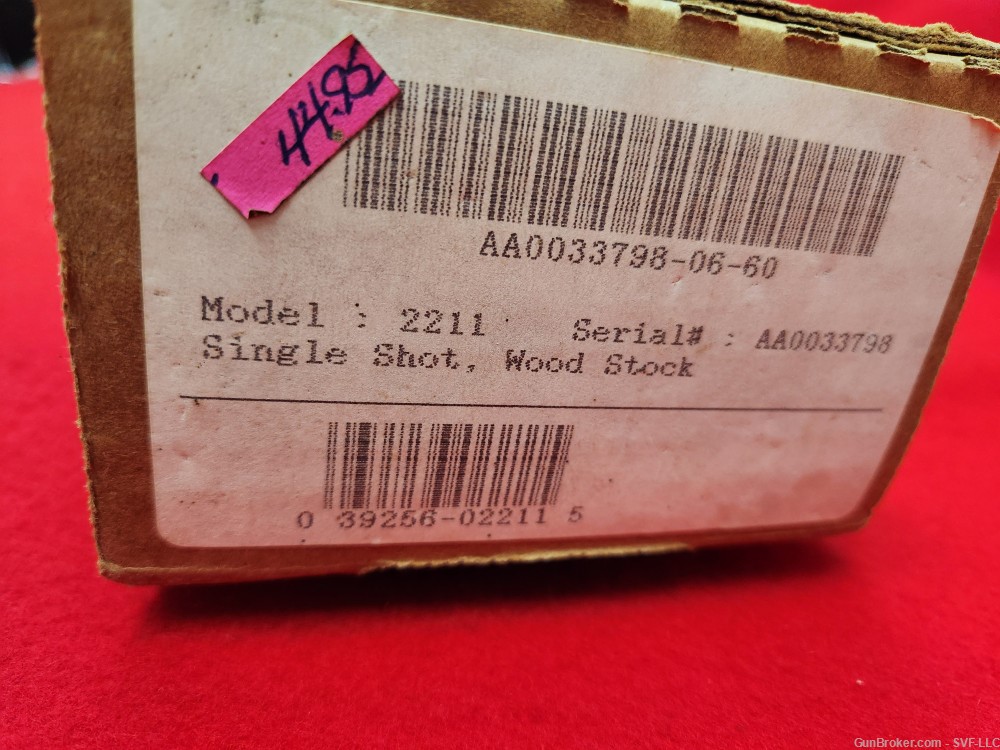 Daisy Legacy Model 2201 single shot rifle 22LR (Unfired, NEW OLD STOCK)-img-12