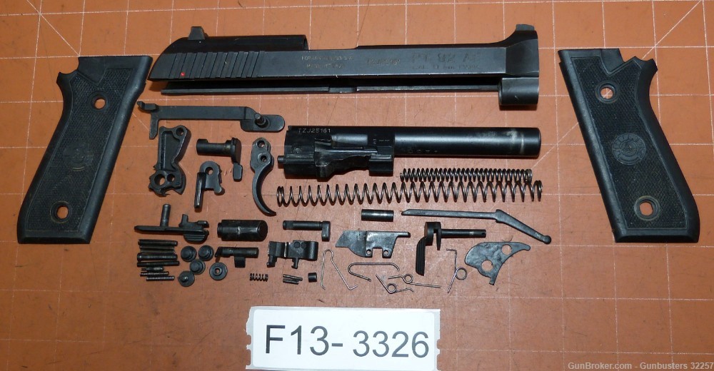 Taurus PT92AF 9mm, Repair Parts F13-3326-img-0