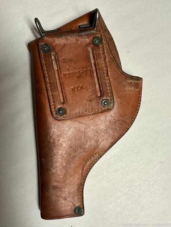 US GI LEATHER HOLSTER FOR THE S&W REVOLVER VICTORY MOD. 10-img-2