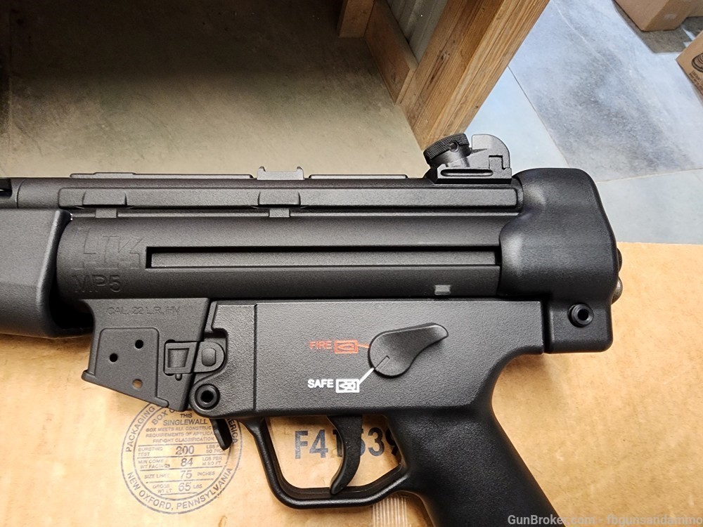 PICS! NEW! Heckler & Koch HK MP5 PISTOL .22 LR 9" 22 22LR 81000470 THREADED-img-8