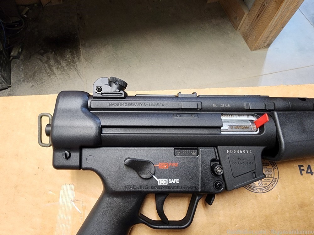 PICS! NEW! Heckler & Koch HK MP5 PISTOL .22 LR 9" 22 22LR 81000470 THREADED-img-4