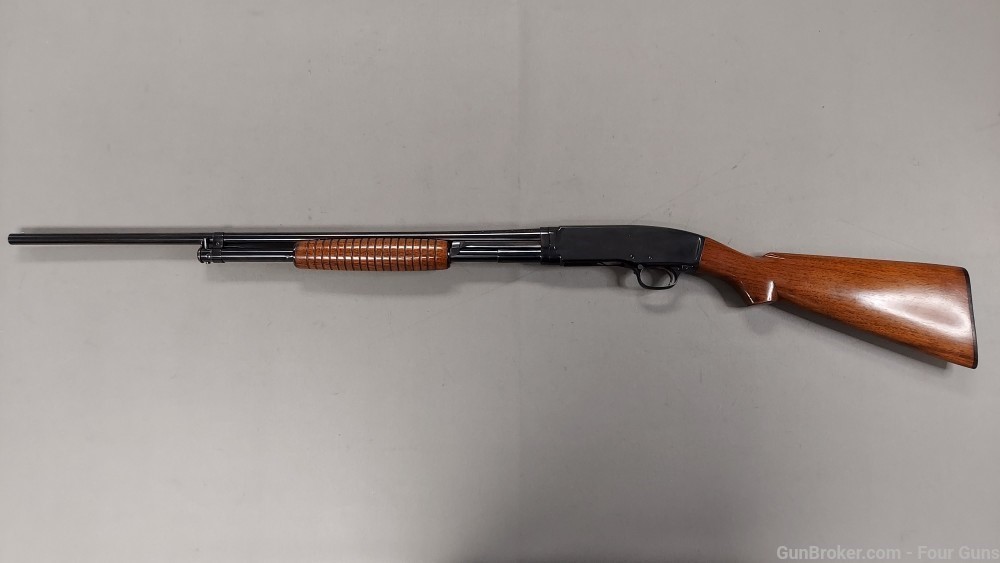 1937 Winchester Model 42 26" .410 Bore Skeet Choke Pump Action Shotgun-img-1