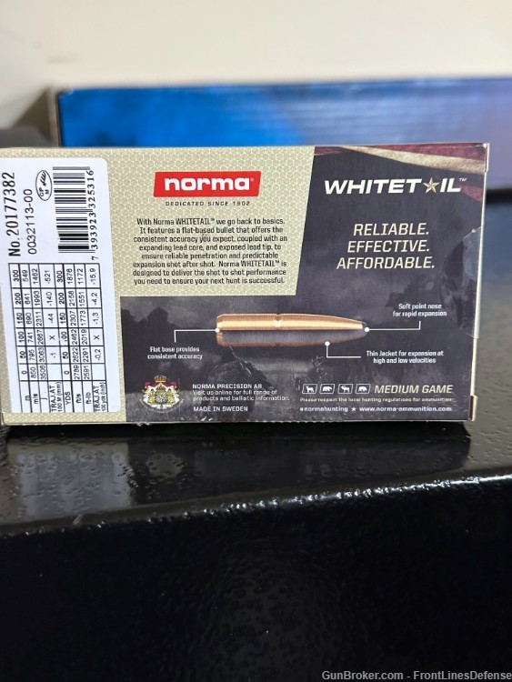 Norma Whitetail .308 Winchester 150-Grain Ammo -img-1