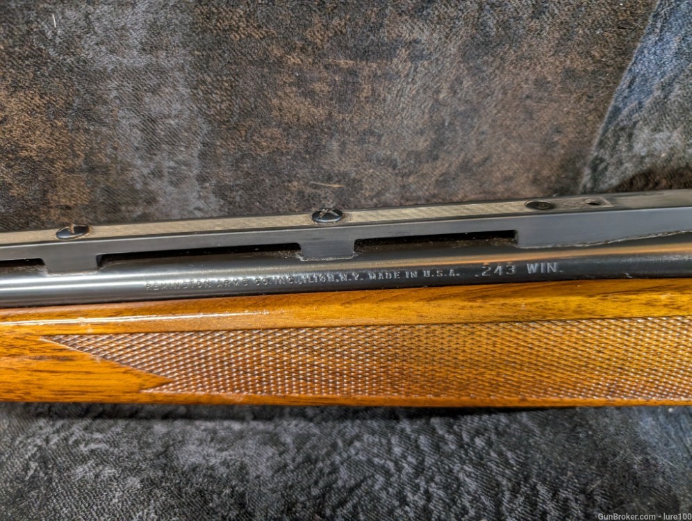 Early Remington Model 600 Vent Rib 243 Win Bolt Action Rifle -img-22