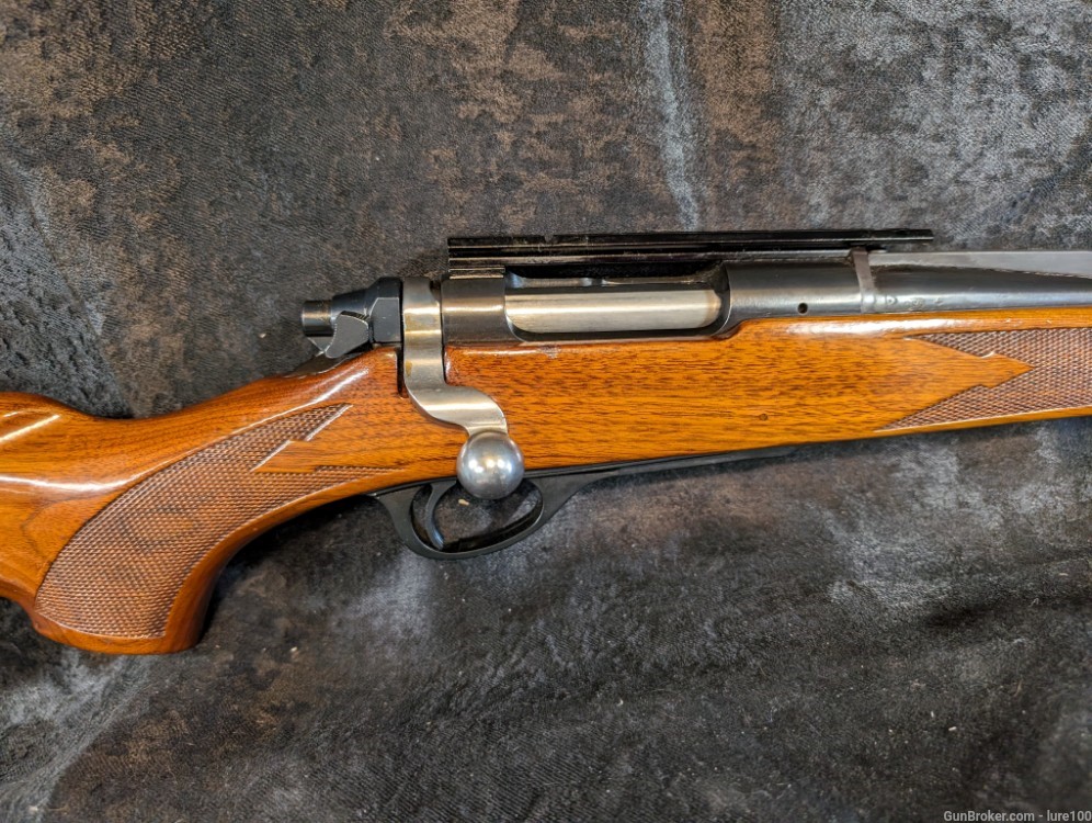 Early Remington Model 600 Vent Rib 243 Win Bolt Action Rifle -img-1