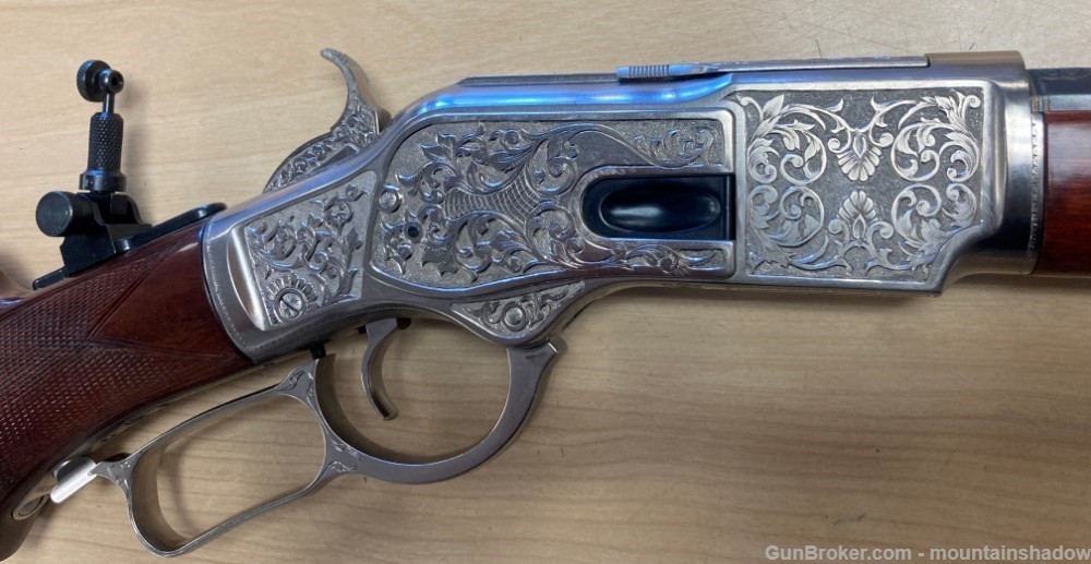 Uberti 1873 Winchester Reproduction .45 Colt | Hand Engraved |ONE OF A KIND-img-0