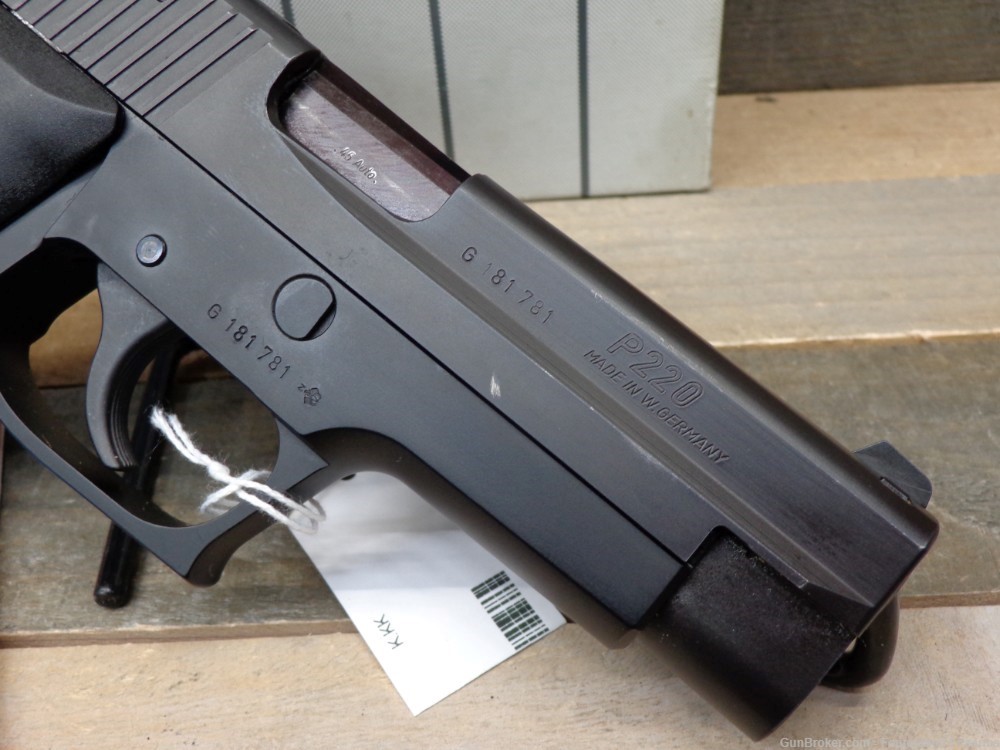 Sig Sauer P220 .45 acp Semi Auto Pistol mfg W Germany w/ Box-img-3