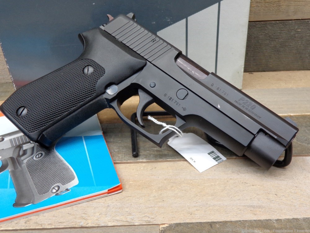 Sig Sauer P220 .45 acp Semi Auto Pistol mfg W Germany w/ Box-img-5