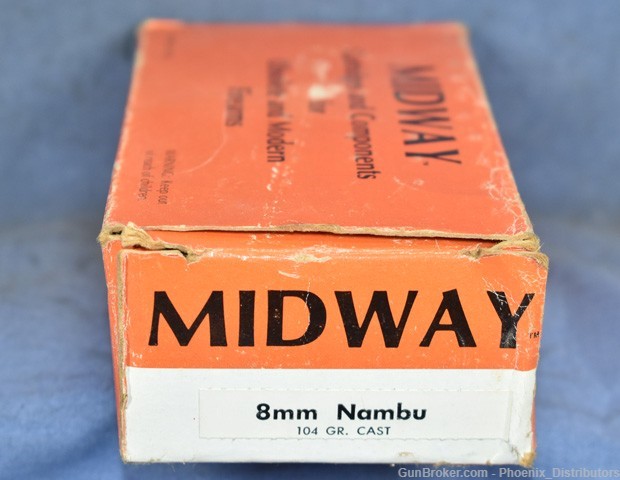 [50 RNDS] MIDWAY - 8MM NAMBU [104 GR]-img-0