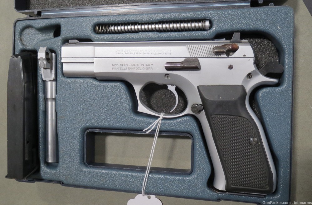Tanfoglio TA90, 41AE and 9mm 5-inch long barrels, in factory box as shown-img-0