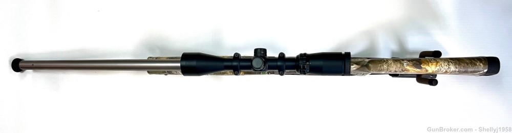 CVA Wolf 50 Caliber Black Powder Rifle With Bushnell Scope-img-2