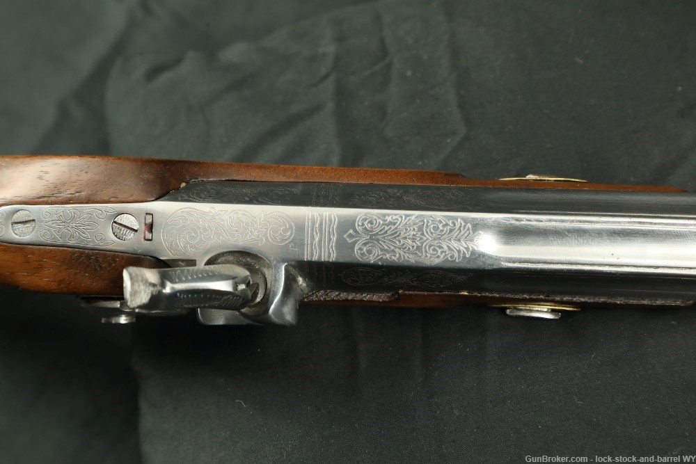 Engraved Spanish Dueling Pistol Pair W/ Accoutrements .44 Cal-img-43