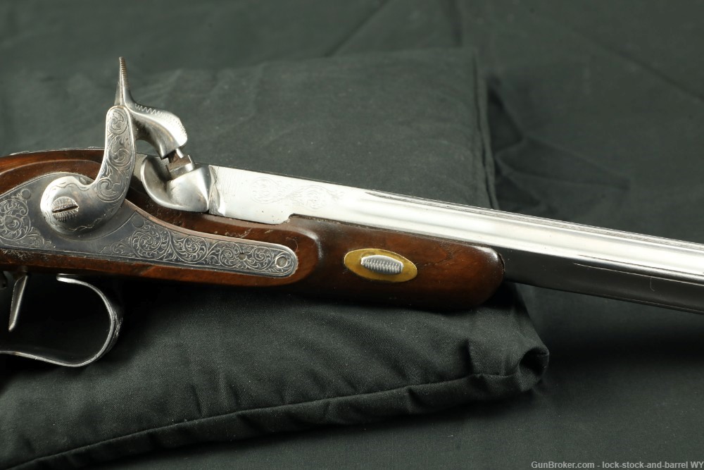 Engraved Spanish Dueling Pistol Pair W/ Accoutrements .44 Cal-img-7