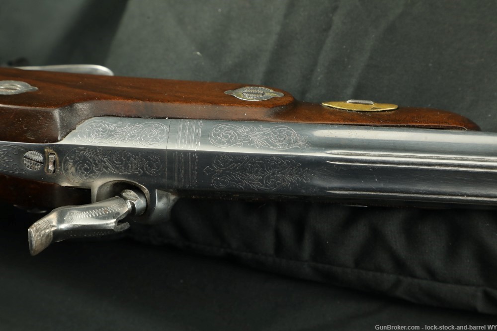 Engraved Spanish Dueling Pistol Pair W/ Accoutrements .44 Cal-img-22