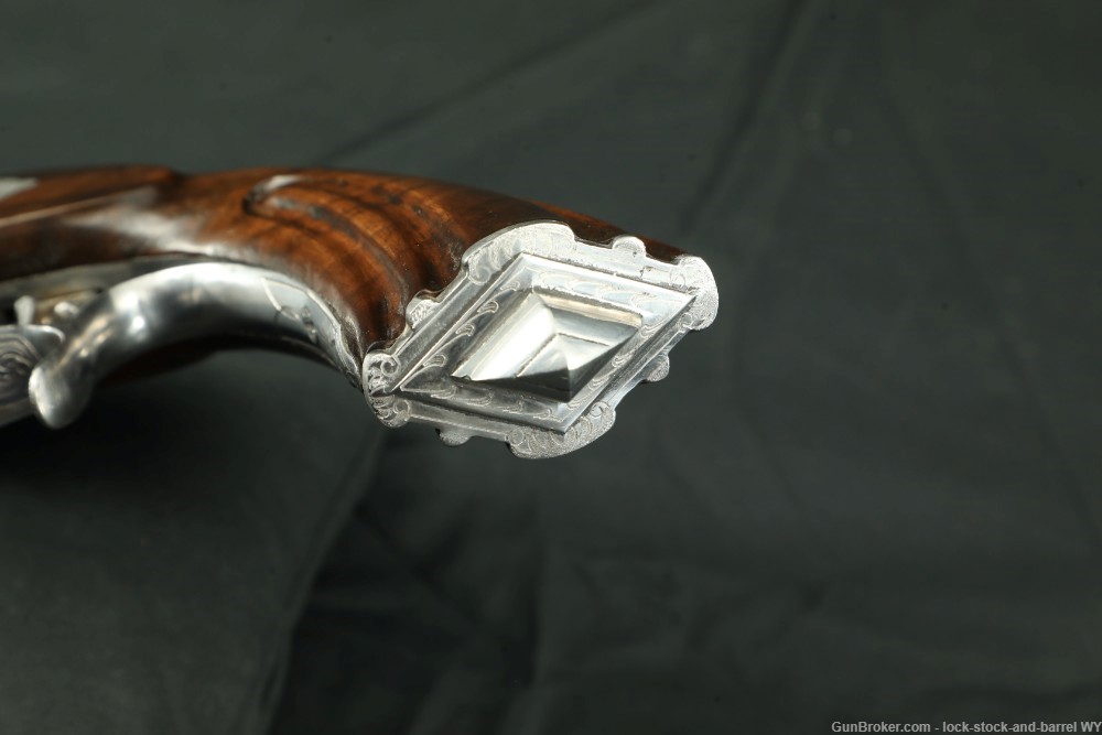 Engraved Spanish Dueling Pistol Pair W/ Accoutrements .44 Cal-img-25