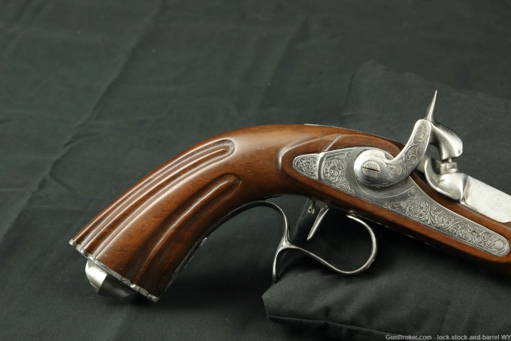 Engraved Spanish Dueling Pistol Pair W/ Accoutrements .44 Cal-img-27