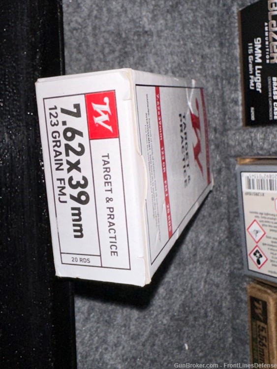 Winchester 7.62x 39 123 Grain Full Metal Jacket Ammo -img-0