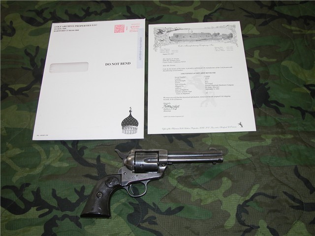 Colt S.A.A. 32.20 With Colt Factory Archive Letter-img-2