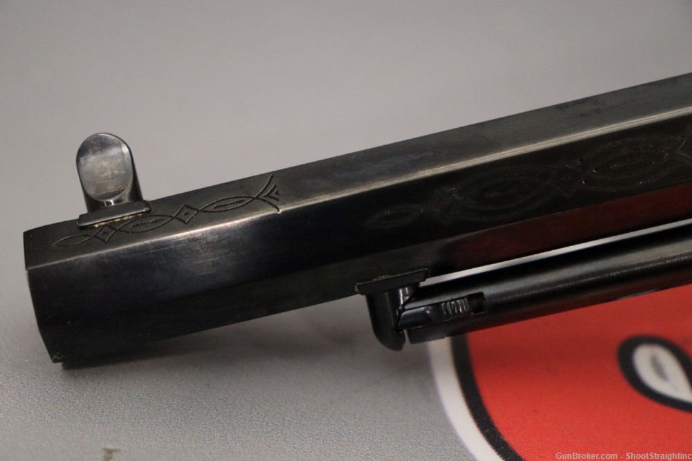 Uberti Black Powder Model 1858 Deluxe Ivory .44CAL 8" - NEW - Broken Grips -img-21