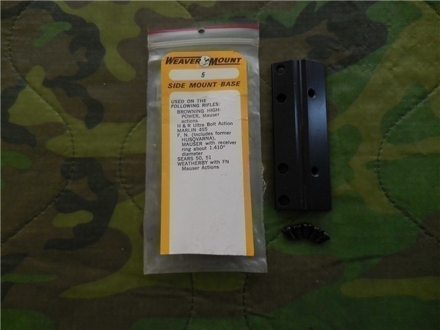 Weaver Side Mount Base For Browning High Power ETC-img-0