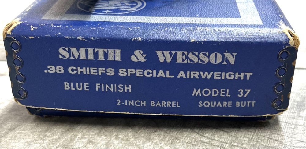 SMITH AND WESSON S&W CHIEF SPECIAL MODEL 37 AIRWEIGHT .38 SPECIAL REVOLVER-img-5