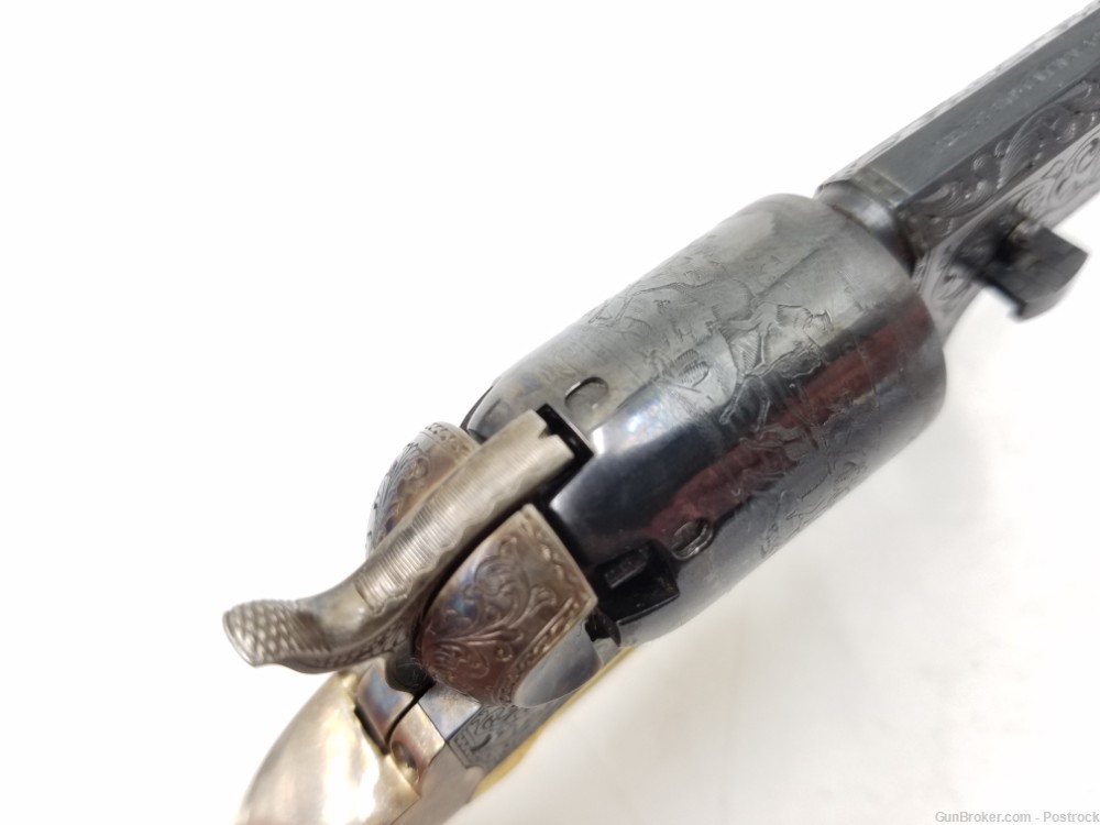47% scale mini Colt 1847 Walker percussion revolver “Presidential Edition” -img-14