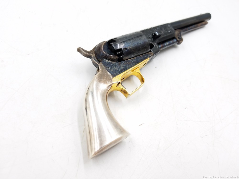 47% scale mini Colt 1847 Walker percussion revolver “Presidential Edition” -img-19