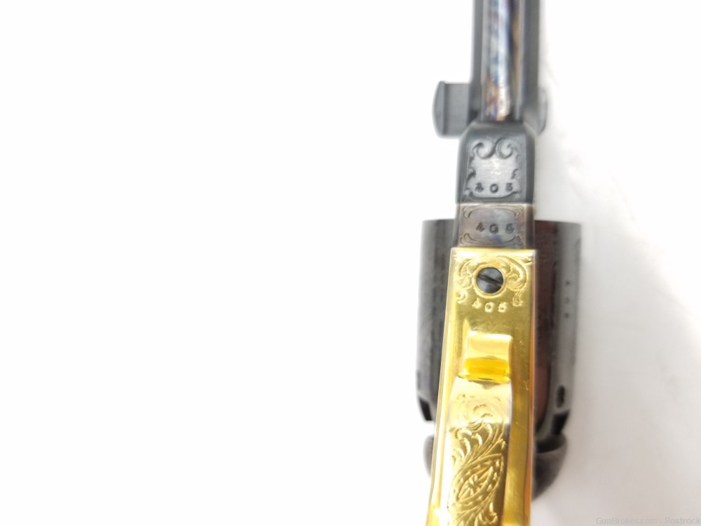47% scale mini Colt 1847 Walker percussion revolver “Presidential Edition” -img-9