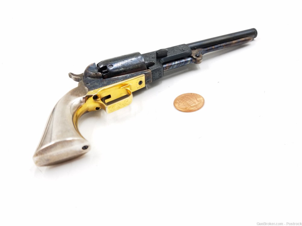 47% scale mini Colt 1847 Walker percussion revolver “Presidential Edition” -img-6