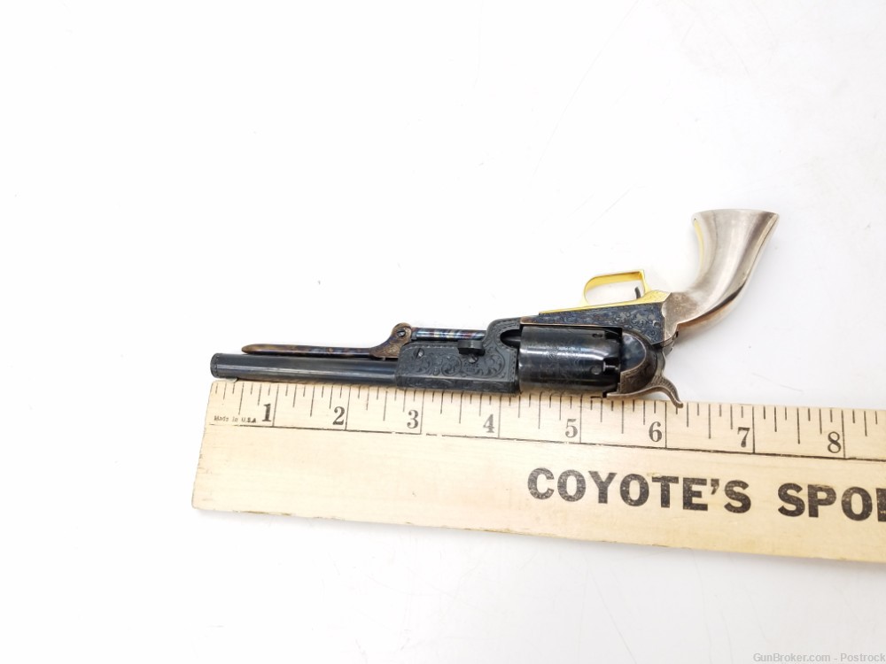 47% scale mini Colt 1847 Walker percussion revolver “Presidential Edition” -img-21