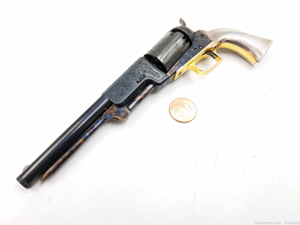 47% scale mini Colt 1847 Walker percussion revolver “Presidential Edition” -img-4