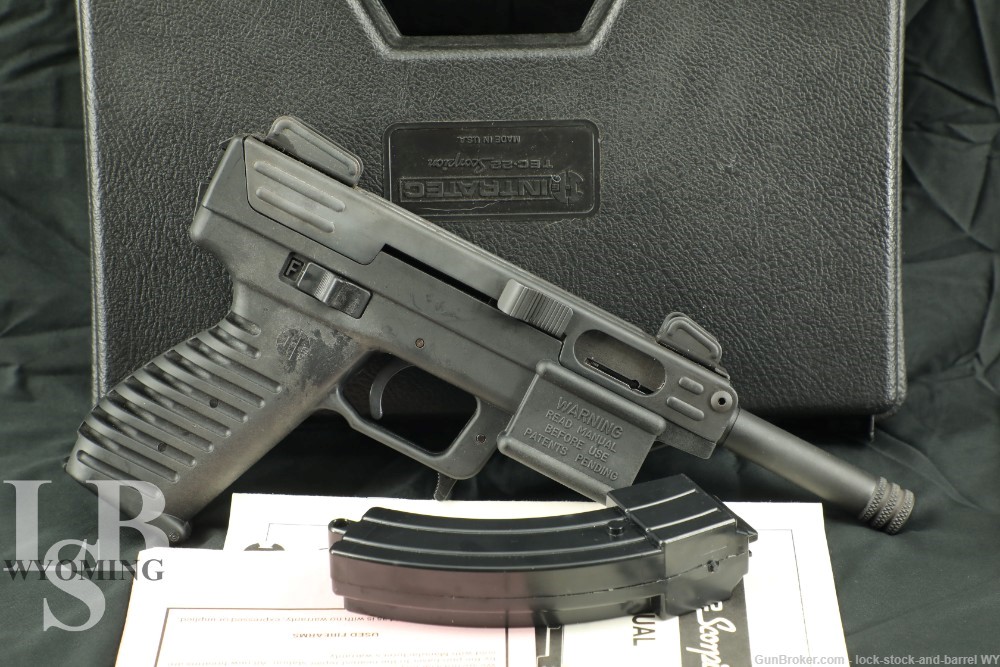 Pre Ban Intratec Tec-22 SCORPION .22LR 4” Semi-Auto Pistol Cobray MFD 1989-img-0