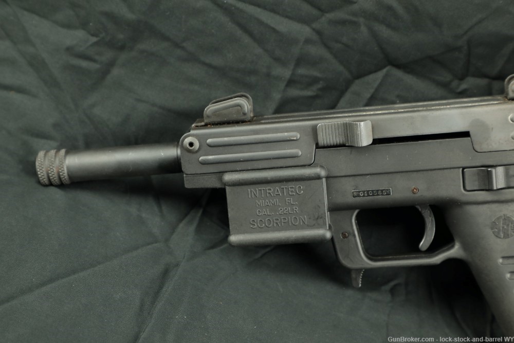 Pre Ban Intratec Tec-22 SCORPION .22LR 4” Semi-Auto Pistol Cobray MFD 1989-img-7