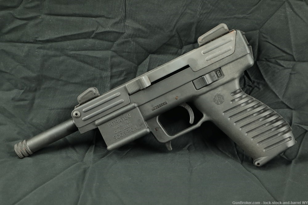 Pre Ban Intratec Tec-22 SCORPION .22LR 4” Semi-Auto Pistol Cobray MFD 1989-img-6