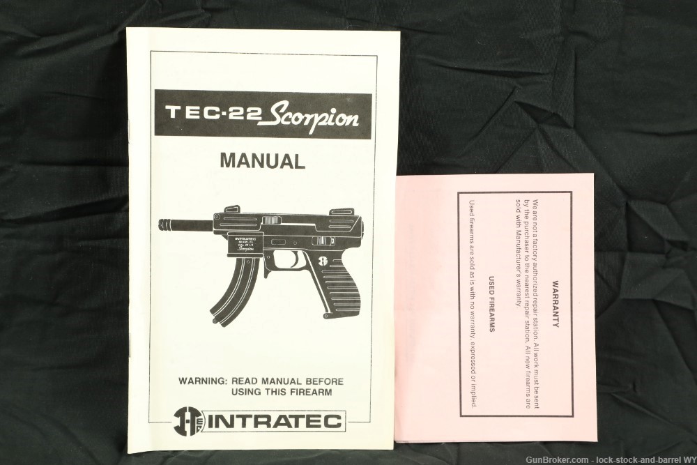 Pre Ban Intratec Tec-22 SCORPION .22LR 4” Semi-Auto Pistol Cobray MFD 1989-img-31