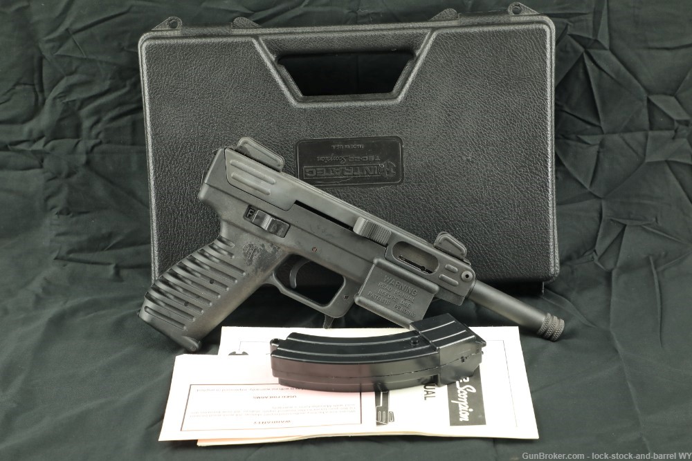 Pre Ban Intratec Tec-22 SCORPION .22LR 4” Semi-Auto Pistol Cobray MFD 1989-img-2
