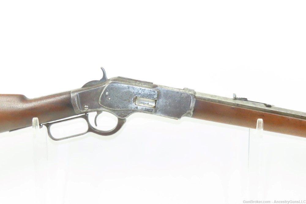 1887 mfr. Antique WINCHESTER M1873 .38-40 WCF Lever Action REPEATING RIFLE -img-17