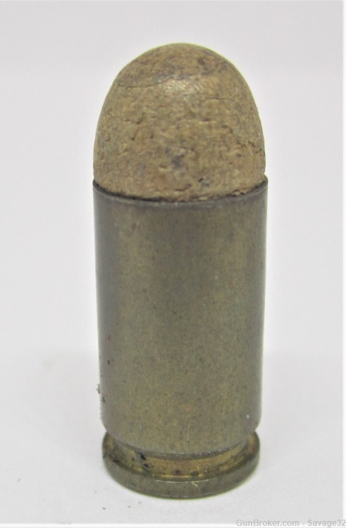 Scarce Belgian 9mm Browning Short with Paper Mache' Bullet-img-0