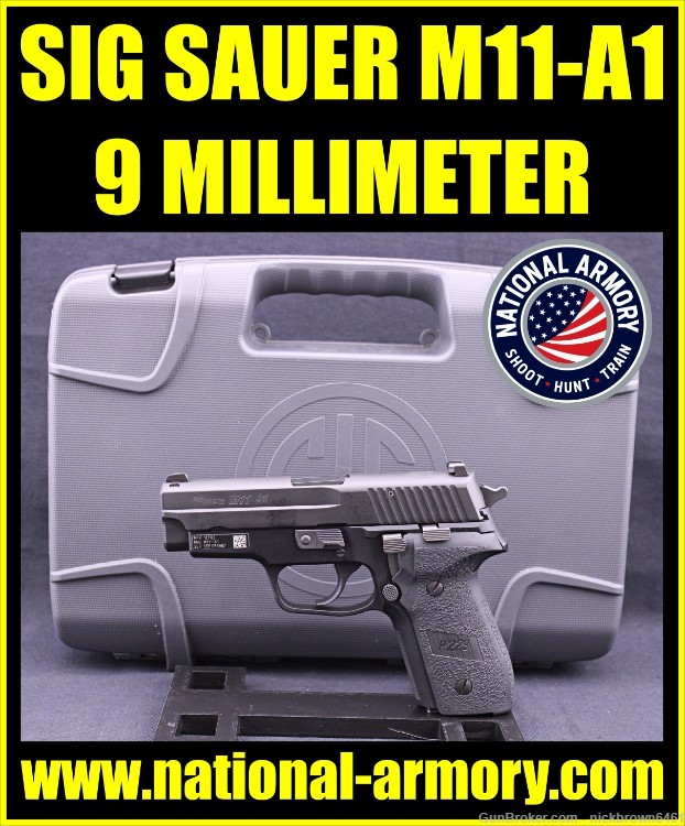 SIG SAUER M11-A1 9MM 3.9" BBL SRT TRIGGER TRITIUM NIGHT SIGHTS P229 M11-A1 -img-0