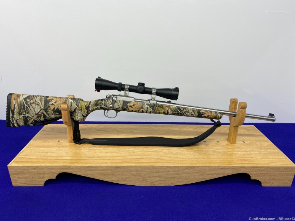 2014 Ruger 77/44 Stainless .44 Rem Mag 18 1/2" *NEXT G1 VISTA CAMO STOCK*-img-3