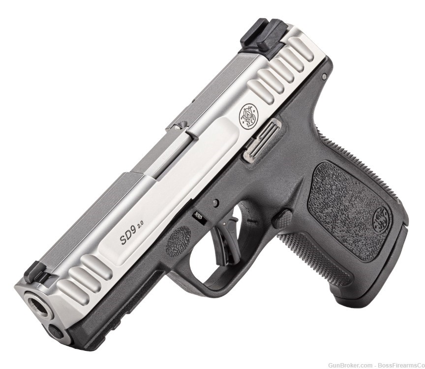Smith & Wesson SD9 2.0 9mm Luger Semi-Auto Pistol 4" 16rd Two-Tone 13931-img-0