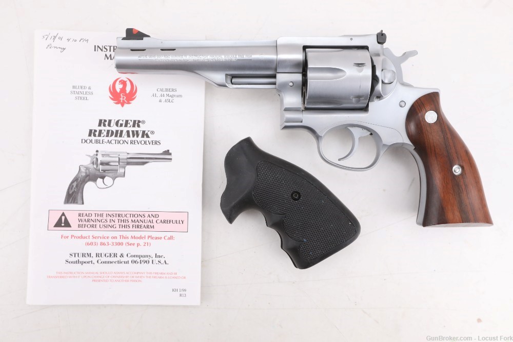 Ruger Redhawk 41 Mag 5.5" Stainless MAGNAPORT Custom No Reserve! -img-0