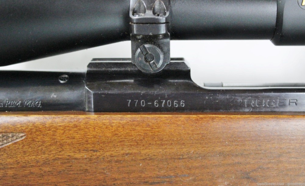 Ruger Tang Safety M77 7mm Rem Mag 24” NIKON 3-9 BDC PENNY SALE MFG 1986-img-24