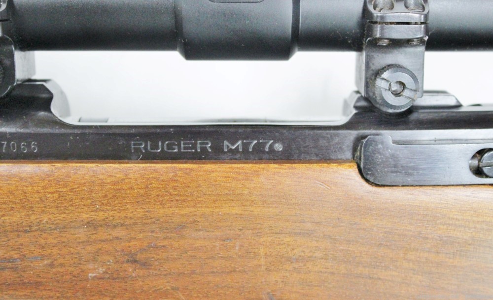 Ruger Tang Safety M77 7mm Rem Mag 24” NIKON 3-9 BDC PENNY SALE MFG 1986-img-25