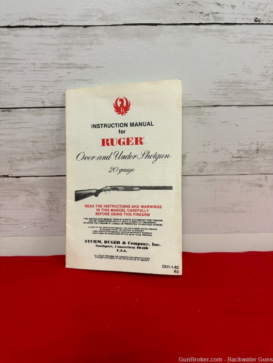 RUGER RED LABEL MODEL 04001 20 GAUGE SHOTGUN NO RESERVE! PRE-OWNED-img-17
