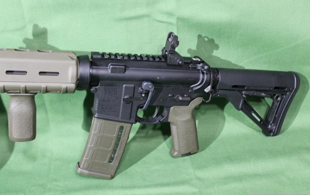 Adams Arms AA-15 AR-15 5.56 Gas Impingement NICE OD Green Furniture-img-3